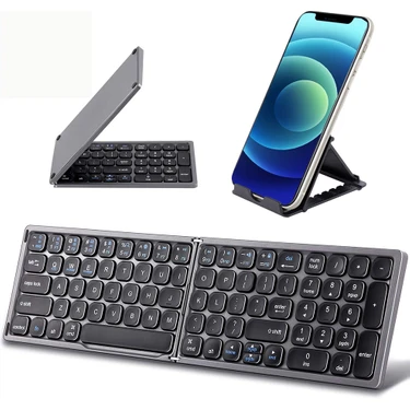 Jingyi Sayısal Tuş Takımlı Mofii Katlanabilir Bluetooth Klavye Tam Boy Taşınabilir Kablosuz Klavye