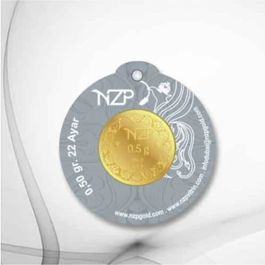 NZP Gold 1 Adet 0.50 Gram 22 Ayar