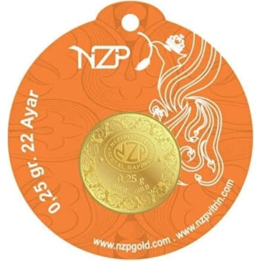 NZP Gold 1 Adet 0.25 Gram 22 Ayar