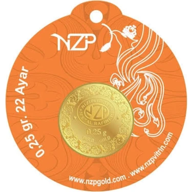 NZP Gold 1 Adet 0.25 gr 22 Ayar Altın
