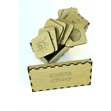 Capella Wood Works Ahşap Hafıza Oyunu, Eşleştirme Puzzle Fiyatı