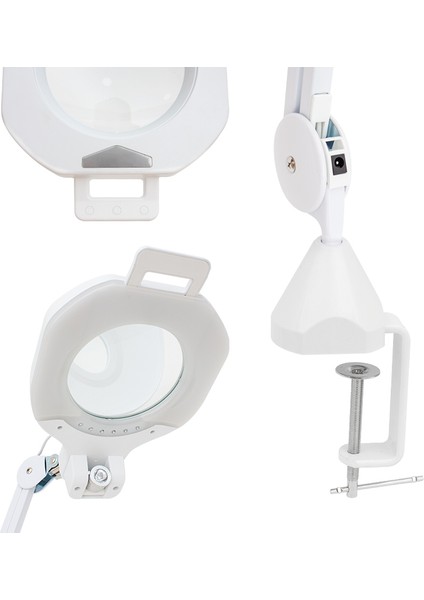 Dexter Powermaster 138MM Lens Mercekli 81+1 Ledli 3 Dıopter Akrobat Büyüteç Masa Lambası
