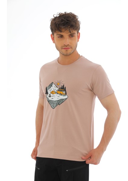 Araba Baskılı T-Shirt