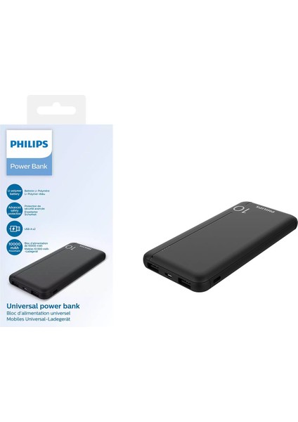 10000 Mah Powerbank Micro USB Uyumlu Taşınabilir Şarj Cihazı