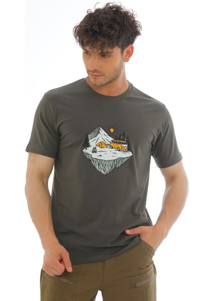 Araba Baskılı T-Shirt