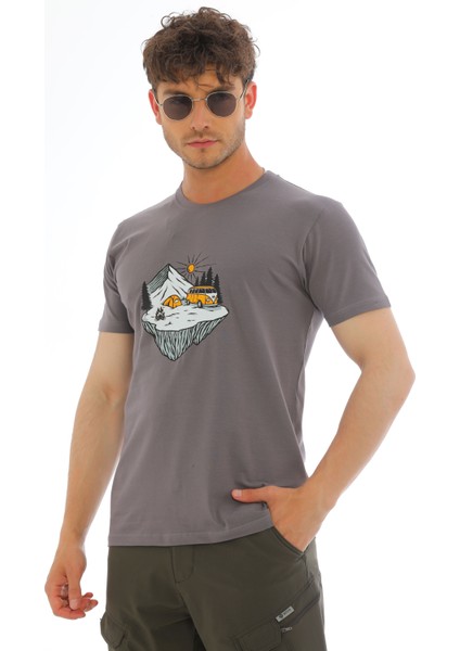 Araba Baskılı T-Shirt