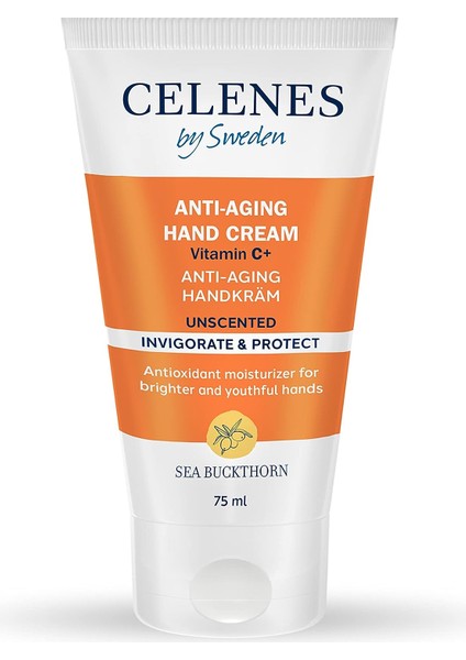 Celenes Sea Buckthorn Yaşlanma Karşıtı El Bakım Kremi, 75 Ml