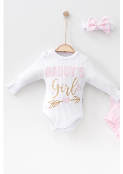Daddy's Girl Bandanalı Kız Bebek Takımı fiyatları
