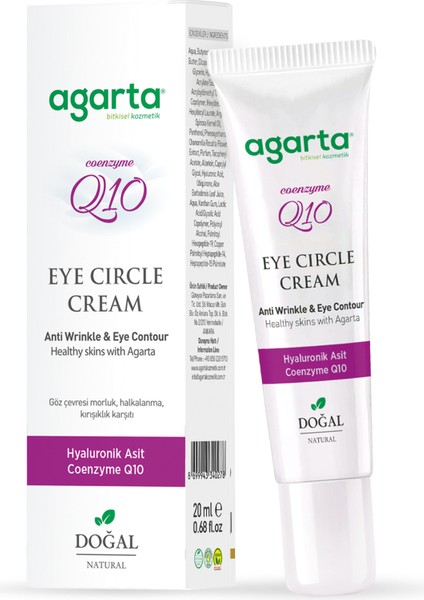 Doğal Yaşlandırma Karşıtı Anti Aging Göz Çevresi Kremi 20 ml