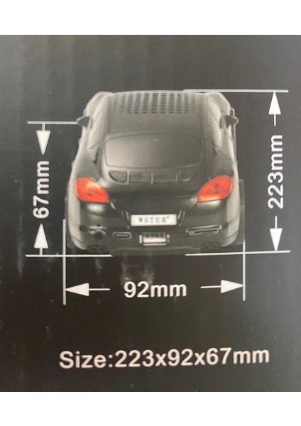 Ws 599 Porsche Bluetooth Hoparlör fiyatları