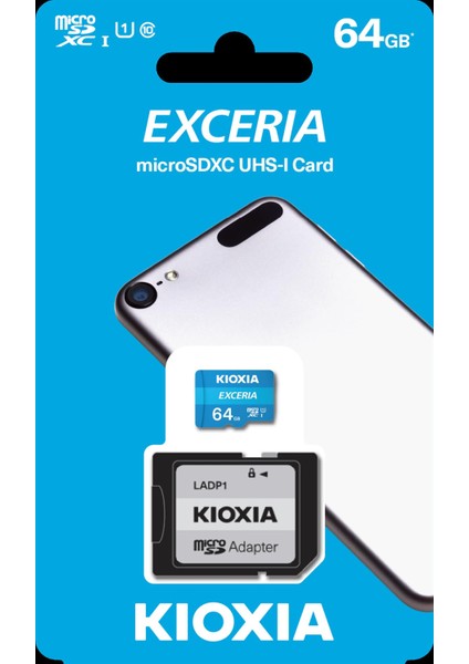 64GB Mıcro Sdhc C10 100MB/S Kıoxıa LMEX1L064GG2