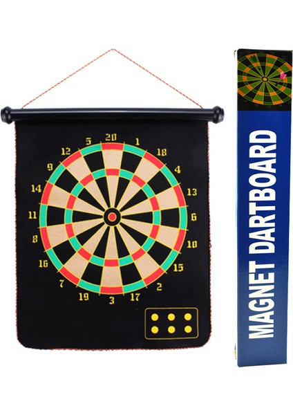 Büyük Boy Dart Seti Çift Taraflı Dart Hedef Tatası 4 Oklu (Yurt Dışından)