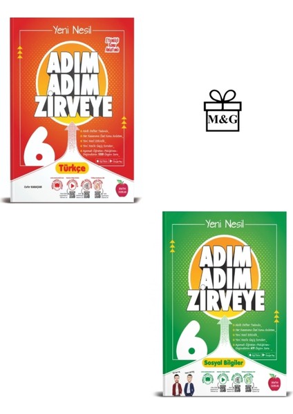 6. Sınıf Adım Adım Türkçe ve Sosyal Bilgiler Konu Anlatımlı