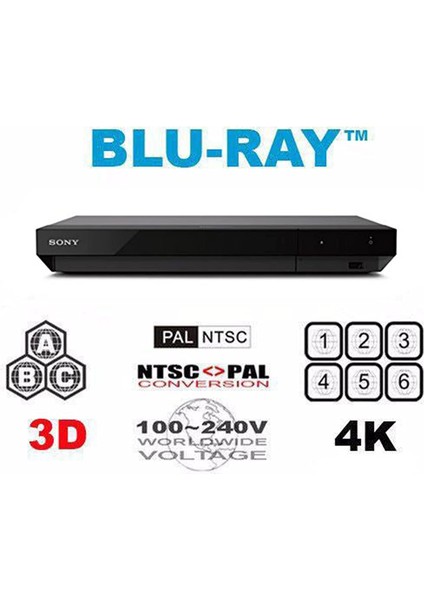 X700-2K/4K UHD - 2d/3d  Çoklu Sistem Bölgesi Ücretsiz Blu Ray Oynatıcı