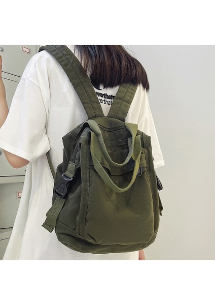 Siyah Bayanlar Dizüstü Sırt Çantası Bağbozumu Kanvas Çanta Kadın Kawaii Moda Yeni Kız Kumaş Okul Çantası Üniversite Öğrencisi Kadın Sırt Çantası Seyahat (Yurt Dışından) fırsatları