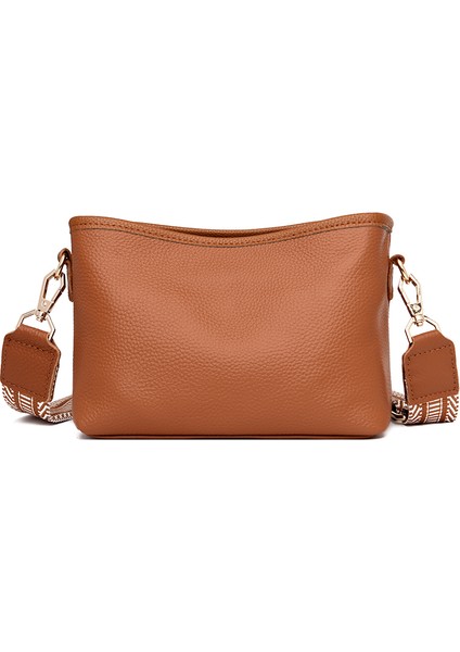 Gök Mavisi 2022 Moda Düz Renk Inek Kadın Omuz Crossbody Çanta Lüks Bayanlar Telefon Çantası ve Cüzdanlar Hakiki Deri Çanta Kadın Çantası (Yurt Dışından) modelleri