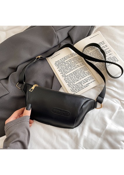 Kırmızı Yapraklar Kadın Çantası Bel Kemeri Çantası Omuz Çantaları Katı Pu Deri Tasarımcı Göğüs Çantası Kadın Çantalar ve Çantalar Moda Crossbody Çanta (Yurt Dışından)