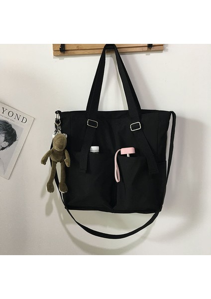 Bej Hiçbir Kolye Su Geçirmez Oxford Büyük Kapasiteli Tuval Kız Omuz El Kova Çanta Sepet Kadın Kadınlar Için Crossbody Çanta Rahat Tote Çantalar (Yurt Dışından) fiyatları