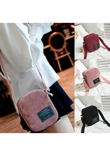 Kırmızı Yeni Moda Güzel Kadın Bayanlar Çanta Mini Tek Omuz Askılı Çanta Kadife Satchel Tote Çanta Telefonu Çanta (Yurt Dışından) fırsatları
