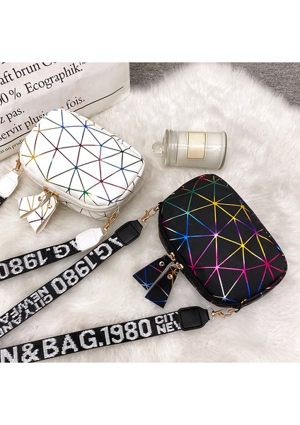 Siyah Yeni Küçük Fermuarlı Crossbody Çanta Kadınlar Için 2023 Yaz Pu Deri Omuz Askılı Çanta Kız Için Çanta Moda Telefon Çanta (Yurt Dışından)