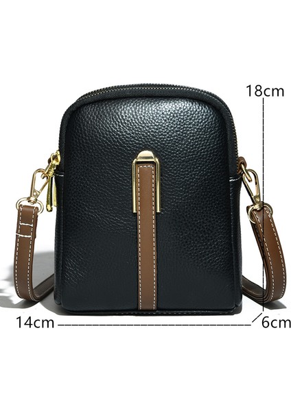 Gök Mavisi 2022 Moda Gerçek Dana Kız Çanta Telefon Kılıfı Hakiki Deri Omuz Çantaları Kadın Minimalist Düz Renk Mini Crossbody Çanta (Yurt Dışından) indirimleri