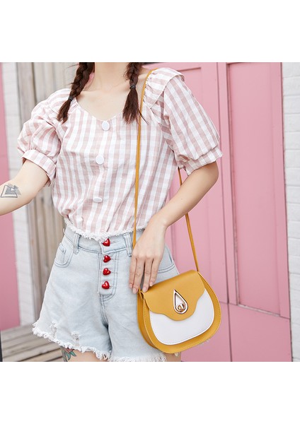Kadınlar Için Sarı Çanta 2022 Moda Omuzdan Askili Çanta Bayanlar Kadın Çanta Telefon Çanta Pu Deri Kadın Küçük Kabuk Crossbody Askılı Çanta (Yurt Dışından) indirimleri