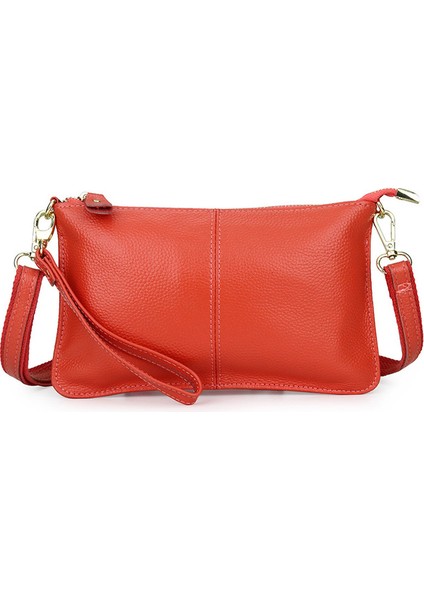Karpuz Kırmızı Lüks Cüzdanlar ve El Çantaları Kadın Çantaları Tasarımcı Çanta Hakiki Deri Bayan El Çantaları Kadın Crossbody Çanta Omuz Çantası Bolsa (Yurt Dışından)