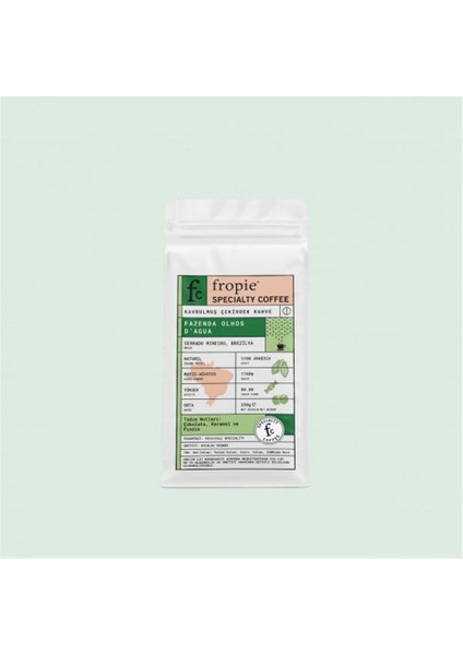 Fazenda Olhos D’agua - Brezilya - Kavrulmuş Nitelikli Kahve Çekirdeği - 250 g
