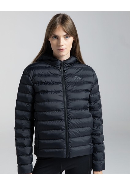 361N5PW005 Logo Riju Kadın Spor Mont