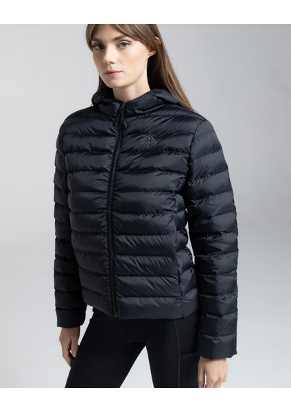 361N5PW005 Logo Riju Kadın Spor Mont modelleri