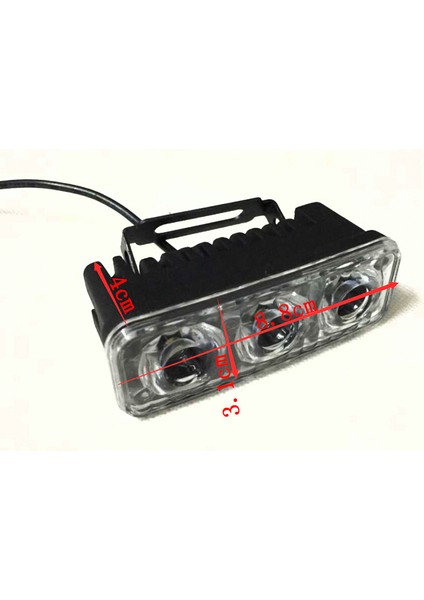 3 Led’li Beyaz LED Sis Farı fiyatları