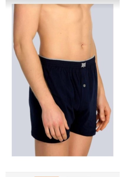 0117 Erkek Penye Düz Boxer 10 Adet