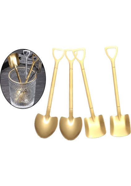 Dolity Kürek Şeklinde Dondurma Kaşığı - Altın (Yurt Dışından) fırsatları