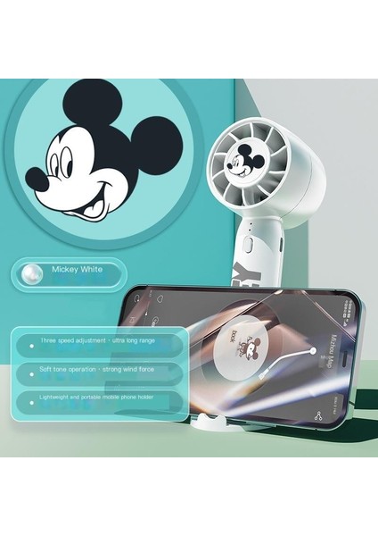 Portatif Fan Mini USB Fan Sessiz Güçlü Rüzgar (Yurt Dışından)