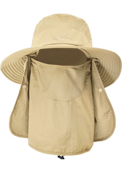 Kkmoon Güneş Şapka Uv Koruma Geniş Ağız Boyun Flap Yüz Kapak (Yurt Dışından)