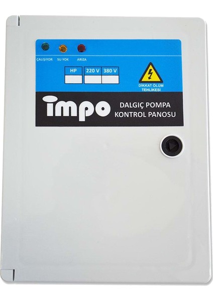 Impo Abb T750 7,5hp Trifaze Dalgıç Pompa Kontrol Panosu