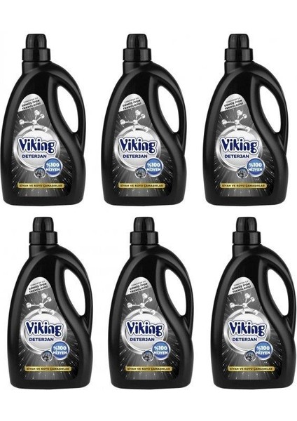 Sıvı Deterjan Siyahlar 2,7 L - 6 Adet