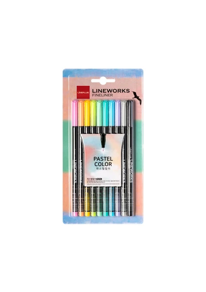 Lineworks Fineliner Pastel Renkler