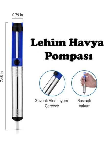 Lehim Pompası - Havya Pompası - Havya Lehim Sökme Pompası