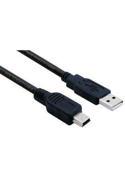 1.5 Metre Mini USB Kablo 1.5 Metre 5 Pin Kablo 1.5 Metre Ps3 Kol Şarz Kablosu