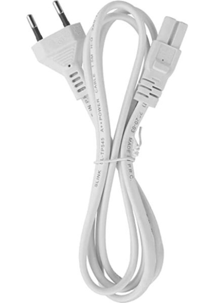 1.5m. 2X0.75MM (Teyp Fiş) Ac Power Kablo , 1.5metre 2X0.75MM (Teyp Fiş) Ac Power Kablo