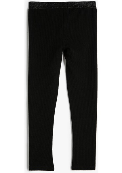 Basic Ribanalı Tayt Beli Lastikli Sim Detaylı fiyatları