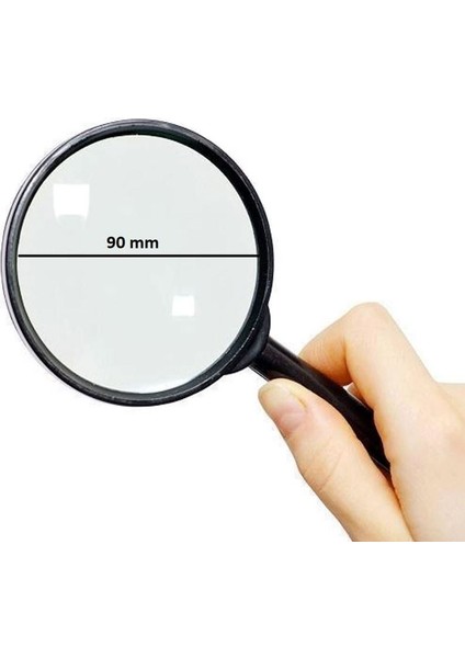 1009 El Tipi Büyüteç (5 Diopter) Lens Çapı 90 mm