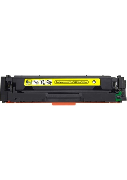 LBP664CX Çipsiz Sarı Muadil Toner 2100 Sayfa CRG055-ÇİPSİZ