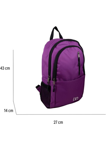 Mnt Cepli Mor Unisex Okul ve Günlük Sırt Çantası indirimleri