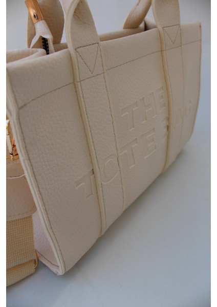 The Tote Bag Beyaz El ve Çapraz Kadın Çantası fiyatları