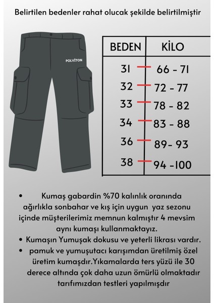 Kargo Pantolon Taktikal Combat