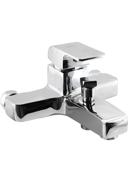 Mutfak Lavabo Banyo Bataryası Mix Sıcak Soğuk Çift Su Girişli Musluk Batarya Evye 40 mm