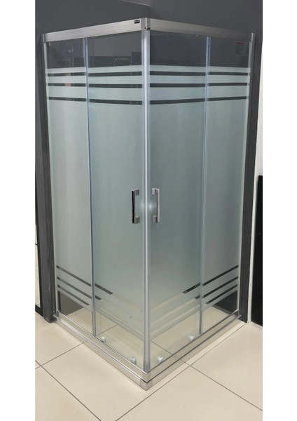 Duşakabin Kare Desenli 5mm H:190 cm