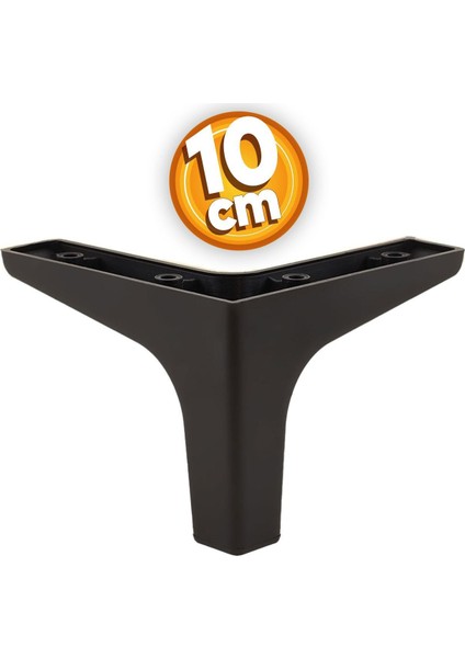 Sedef Lüks Mobilya Kanepe Sehpa Tv Ünitesi Koltuk Ayağı 10 cm Siyah Ayakları (4 Adet) modelleri